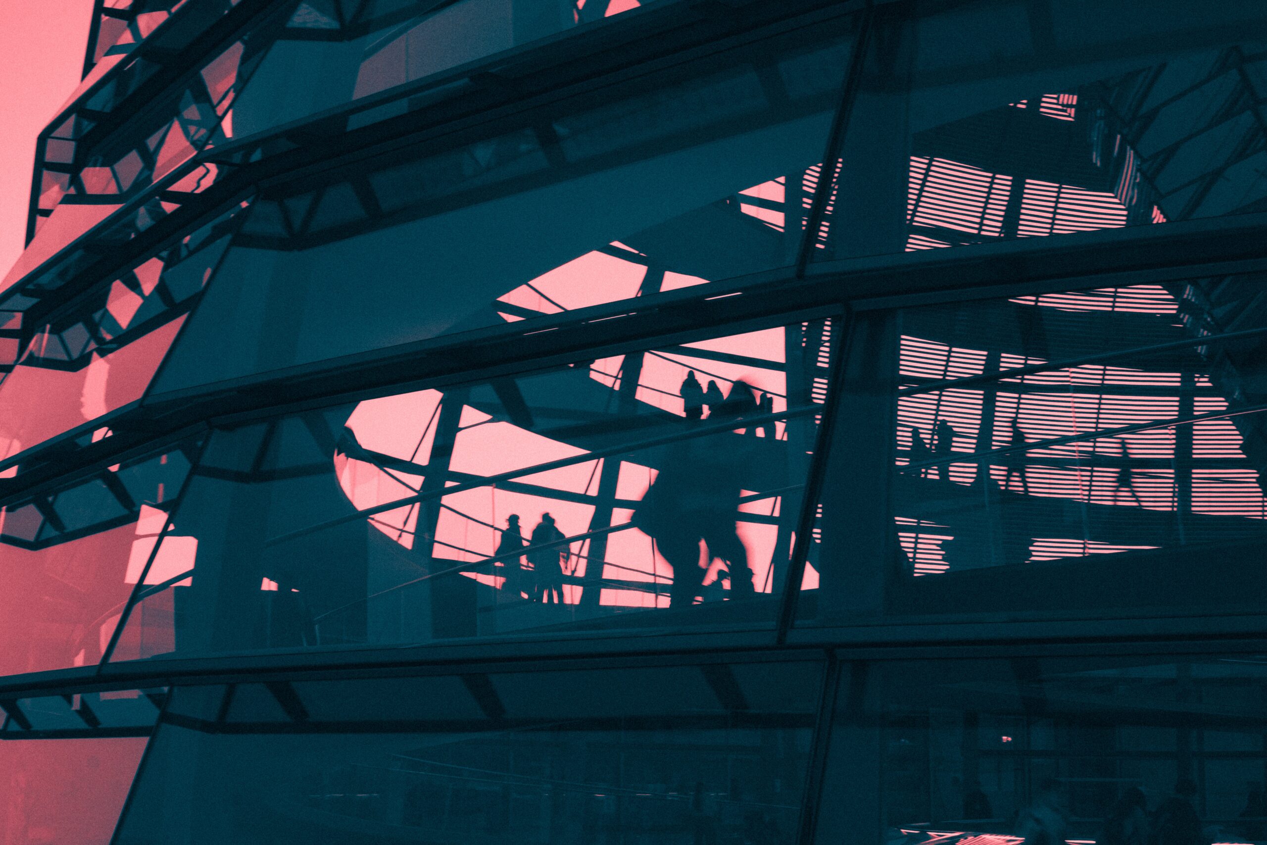 atmospheric photograph of the German "Reichstagskuppel"